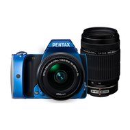 Pentax digital SLR camera (Blue) 300W zoom kit regular color K-S1