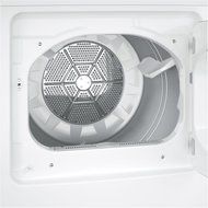 GE 7.2 Cu Ft Front Loading White Gas Dryer N2
