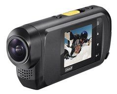 Coleman CX7WP Conquest Full 1080i HD Waterproof 1.5-Inch LCD Action and Sports Camcorder with Mounts (Black)