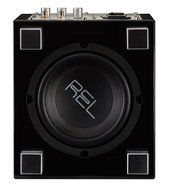 REL Acoustics T-Zero Small Home Audiophile Subwoofer (Black) N3