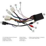 Volsmart Car Stereo System Adapter for Toyota Original JBL Amplifier but NOT Compatible For Hybrid Car