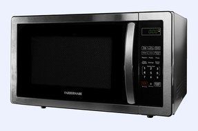 Farberware FMWO11AHTBKB Classic 1000W Microwave Oven, 1.1 cu. ft., Stainless Steel N5
