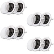 Acoustic Audio CS-IC63-4PR 300 Watt 6.5&quot; 3-Way Home Theater In-Wall/Ceiling Speakers (4-Pair)