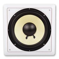 Acoustic Audio HDS10 10-Inch In Wall Kevlar Subwoofer (White) N2