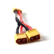 Foxnovo XT60 Parallel Battery Connector Cable Dual Extension Y Splitter for DJI Phantom