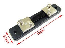 RioRand 50A/75mV Amp Meter Ammeter 0-50A Shunt Resistors Resistance for DC Current Measure N2