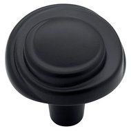 Liberty P16592C-FB-C 32.5mm Montrose Coil Kitchen Cabinet Hardware Knob, Flat Black by Liberty