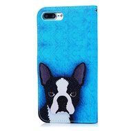 iPhone 7 Plus Case (5.5 inch) - Wallet Flip Stand Case PU Leather Case with Shockproof TPU Inner Bumper Colorful... N29