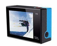 Anng H3 Dual Screen Ultra HD 4K Sports Action Camera 1080P Waterproof Underwater Camcorder 170&deg; Wide Angle 12MP...