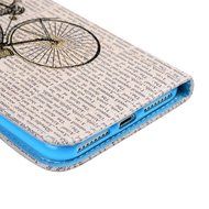 iPhone 7 Plus Case (5.5 inch) - Wallet Flip Stand Case PU Leather Case with Shockproof TPU Inner Bumper Colorful... N36