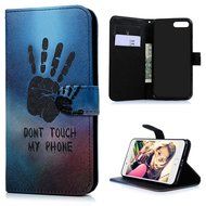 iPhone 7 Plus Case (5.5 inch) - Wallet Flip Stand Case PU Leather Case with Shockproof TPU Inner Bumper Colorful... N39