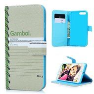 iPhone 7 Plus Case (5.5 inch) - Wallet Flip Stand Case PU Leather Case with Shockproof TPU Inner Bumper Colorful... N44