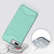 iPhone 7 Plus Case,iPhone 7 Plus Hybrid Case,MT Mall Hybrid Slim Fit Dual Layer Hybrid Case Brushed Metal Design... N24