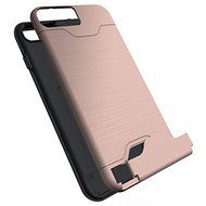iPhone 7 Plus Case,iPhone 7 Plus Hybrid Case,MT Mall Hybrid Slim Fit Dual Layer Hybrid Case Brushed Metal Design... N26