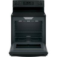 GE JBS60DKBB 30" Electric Freestanding Range with 4 Burners, Smoothtop, 5.3 cu. ft. Primary Oven Capacity,in Black N2