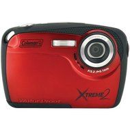 ELBC12WPR - COLEMAN C12WP-R 16.0 Megapixel Xtreme2 HD Underwater Digital Camera (Red)