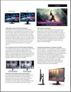 AOC Agon AG271QX 27&rdquo; Gaming Monitor, Free Sync, 2560 x 1440 Res, 350 cd/m2,144hz, 1ms,VGA,... N9