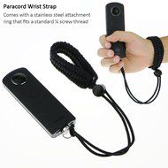 EEEKit 2in1 Security Protector Kit for Ricoh Theta S 360 Camera, Paracord Wrist Strap, Silicone Cover w/ Lens... N3