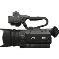 JVC GY-HM200U Ultra 4K HD 4KCAM Professional Camcorder &amp; Top Handle Audio Unit with XLR Microphone + 64GB Card... N2