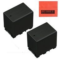 Pack of 2 BN-VG138 Batteries for JVC Everio GZ-E10 GZ-E100 GZ-E200 GZ-E300 GZ-E505B GZ-E515B GZ-EX250 GZ-EX310... N3