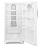 White Whirlpool 20 Cu. Ft. Upright Freezer With Temperature Alarm