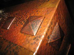 Mexican Home Art, 42 W X 24" D X 36" H, Copper Range Hood (Cafe Patina) N5