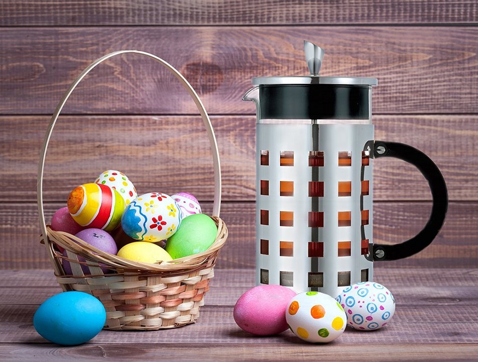 GROSCHE Casablanca Premium French Press 1000 ml / 8 Cup / 34 oz Capacity with All Stainless Steel Press Mechanism N8