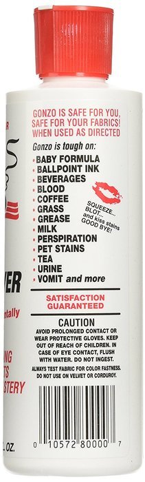 Gonzo Stain Remover, 8 fl oz Bottles (Pack of 12)