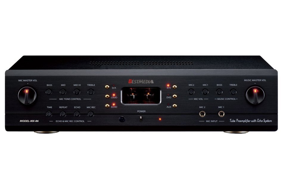 Best Media MX-86 Tube Preamplifier with Echo Effect Mixer N2