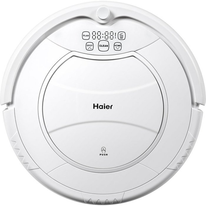 Haier&reg; SWR-T320 Household Robotic Vacuum Cleaner Self Charging Wet Mop Cleaning Robot (White US Plug)
