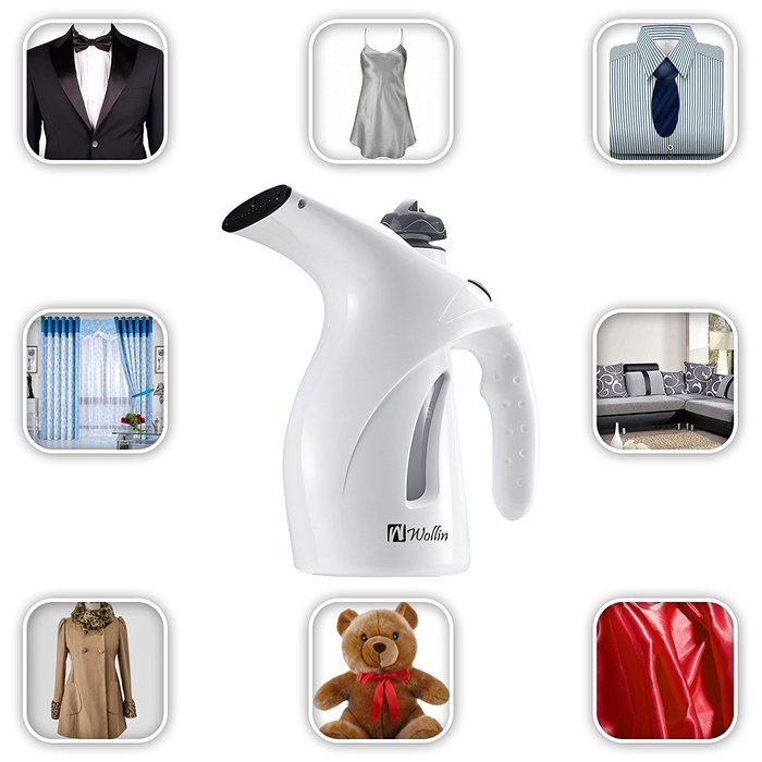 Home Garment & Fabric Handheld Steamer - Portable, Lightweight Design & Travel Size - Ultra Fast Heat Up - Ideal...