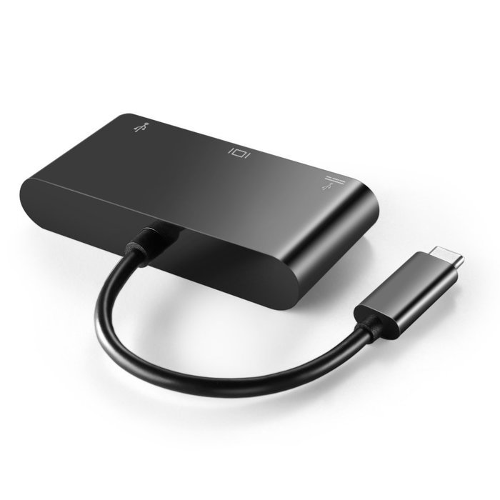 TNP USB Type C to HDMI Adapter - USB-C 3.1 Male to HDMI Female High Speed Ultra HD UHD 4K 1080P Video Audio AV... N18