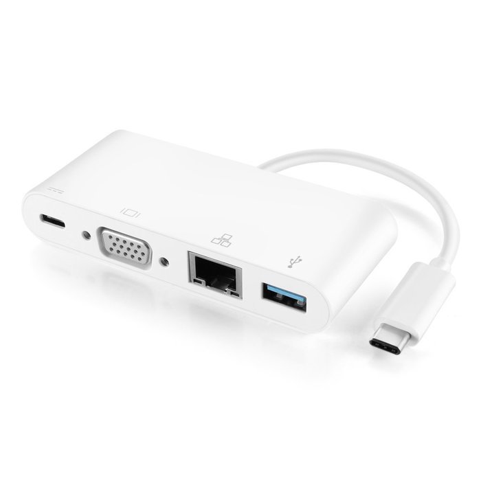 TNP USB Type C to HDMI Adapter - USB-C 3.1 Male to HDMI Female High Speed Ultra HD UHD 4K 1080P Video Audio AV... N24
