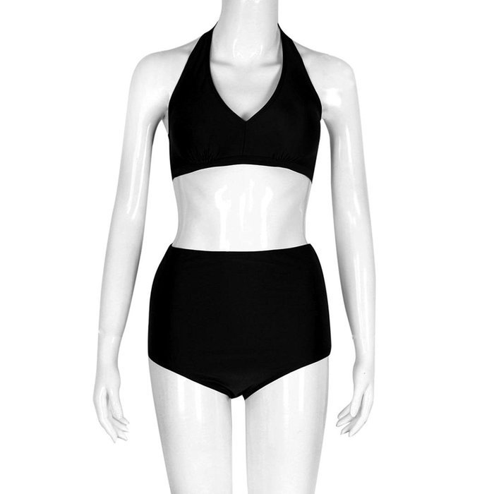 HOT Sale!Canserin Women Plus Size High Waist Push up Padded Bikini N2