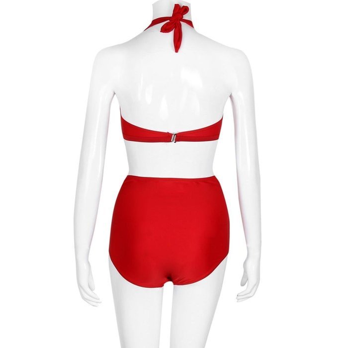 HOT Sale!Canserin Women Plus Size High Waist Push up Padded Bikini N4