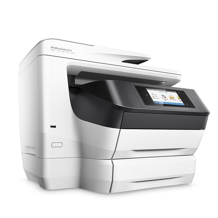 HP OfficeJet Pro 8740 Wireless All-in-One Photo Printer with Mobile Printing, Instant Ink ready (K7S42A) N4