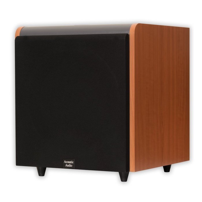 Acoustic Audio HD-SUB10-CHERRY 10-Inch HD Series Front Firing Subwoofer (Cherry) N4