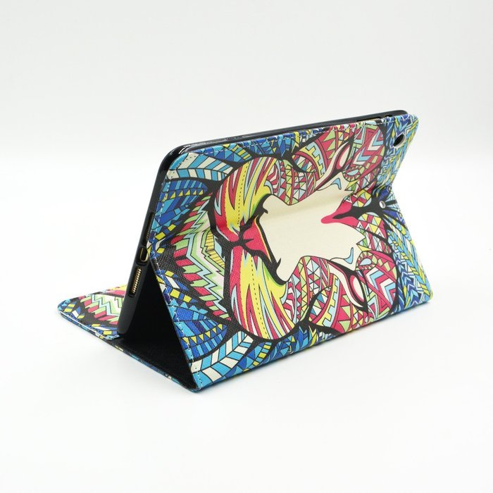 iPad Mini 1/2/3 Case, Firefish High Quality PU Leather Wallet Case [Card Pockets] and Kickstand Feature Case for... N386