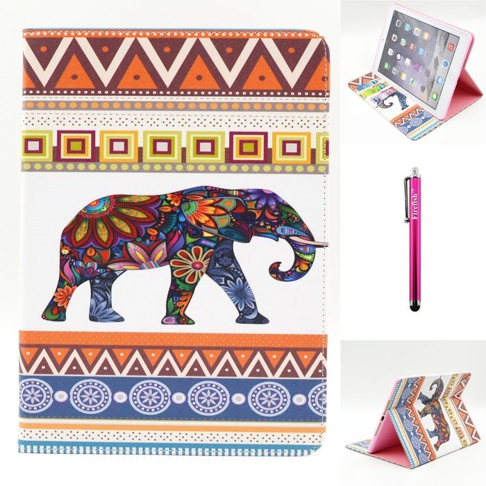 iPad Mini 1/2/3 Case, Firefish High Quality PU Leather Wallet Case [Card Pockets] and Kickstand Feature Case for... N391