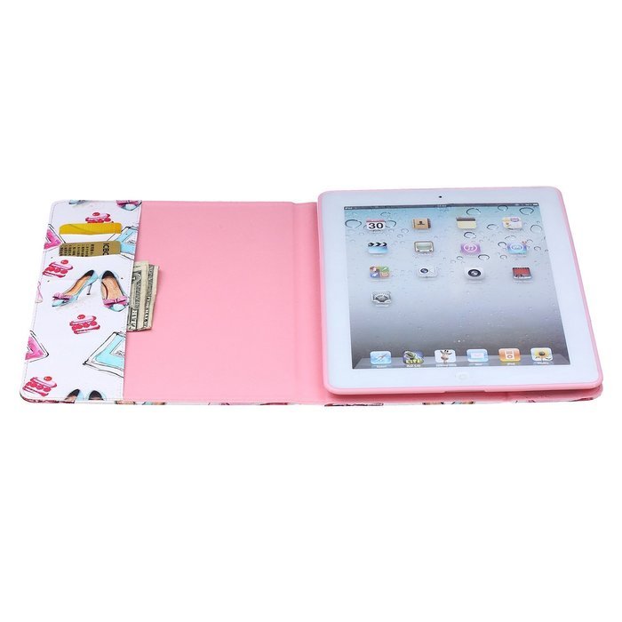 iPad Mini 1/2/3 Case, Firefish High Quality PU Leather Wallet Case [Card Pockets] and Kickstand Feature Case for... N396