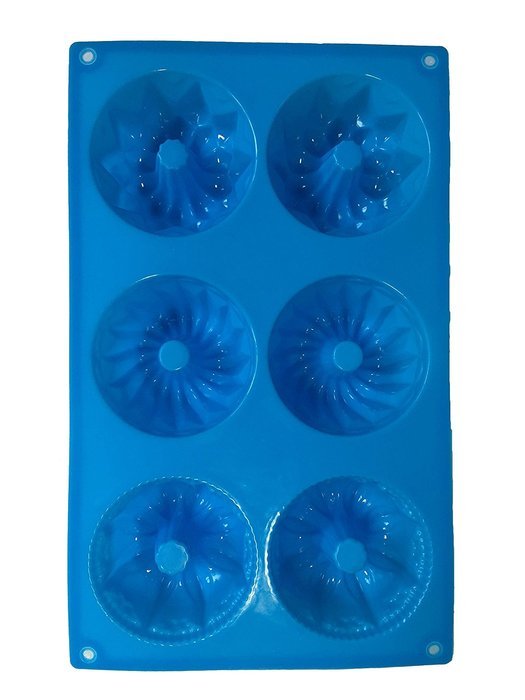 Cherion Silicone Fluted Mold Bunt Pan Cake Mold Flower Cake Pan N8