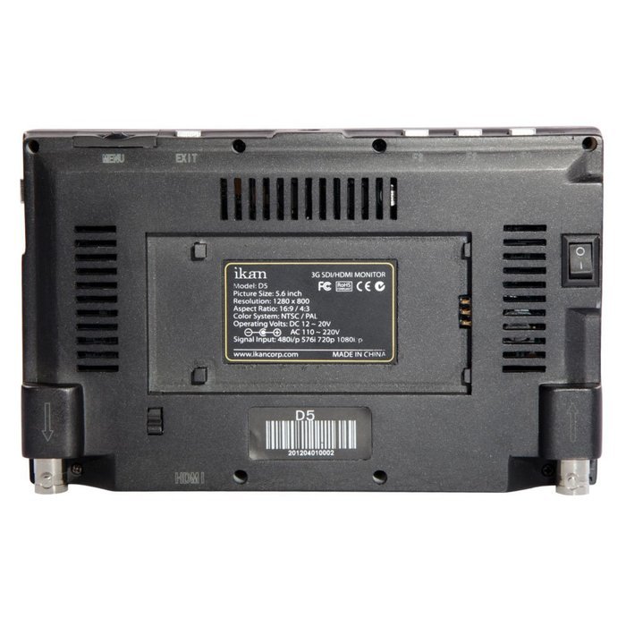Ikan D7-DK-E6 D7 Field Monitor Deluxe Kit for Canon E6 Battery (Black) N17