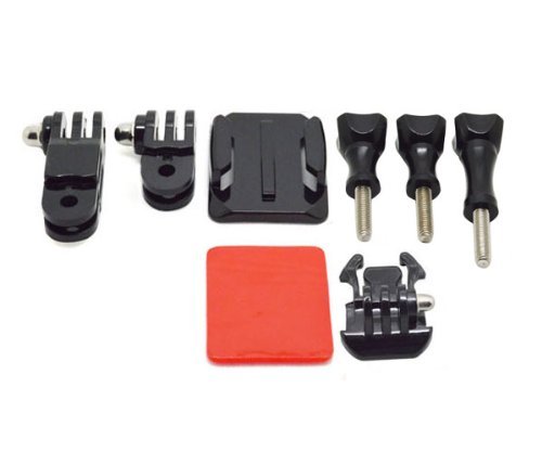 ProGear Curved Adhesive Side Helmet Mount Kit For GoPro Hero 4/3+/3/2/1