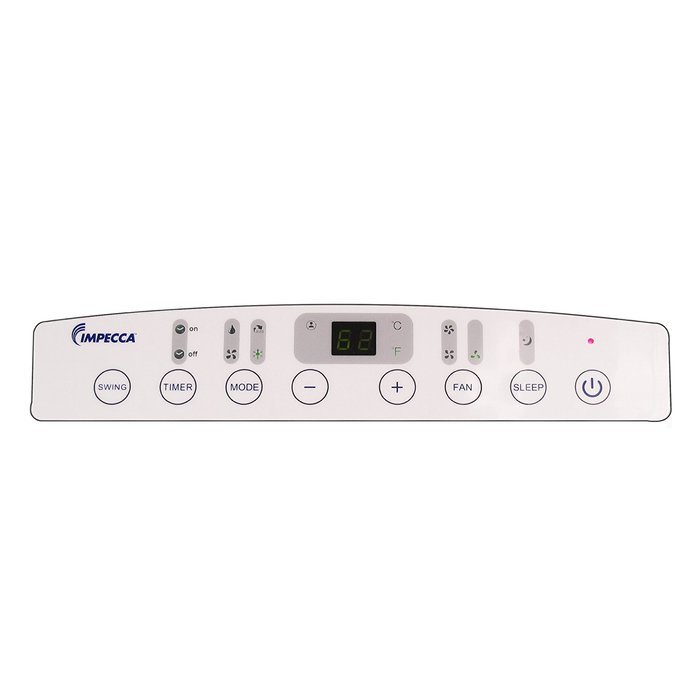 Impecca IPAH14-KS 14,000 BTU Heat & Cool Portable Air Conditioner with Electronic Controls N5