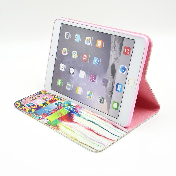 iPad Mini 1/2/3 Case, Firefish High Quality PU Leather Wallet Case [Card Pockets] and Kickstand Feature Case for... N438