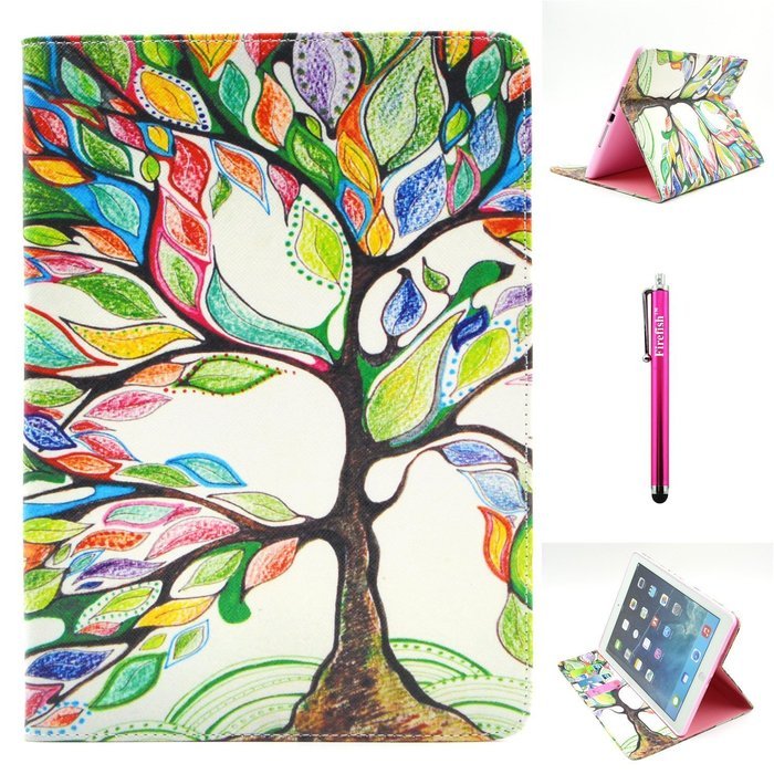 iPad Mini 1/2/3 Case, Firefish High Quality PU Leather Wallet Case [Card Pockets] and Kickstand Feature Case for... N440