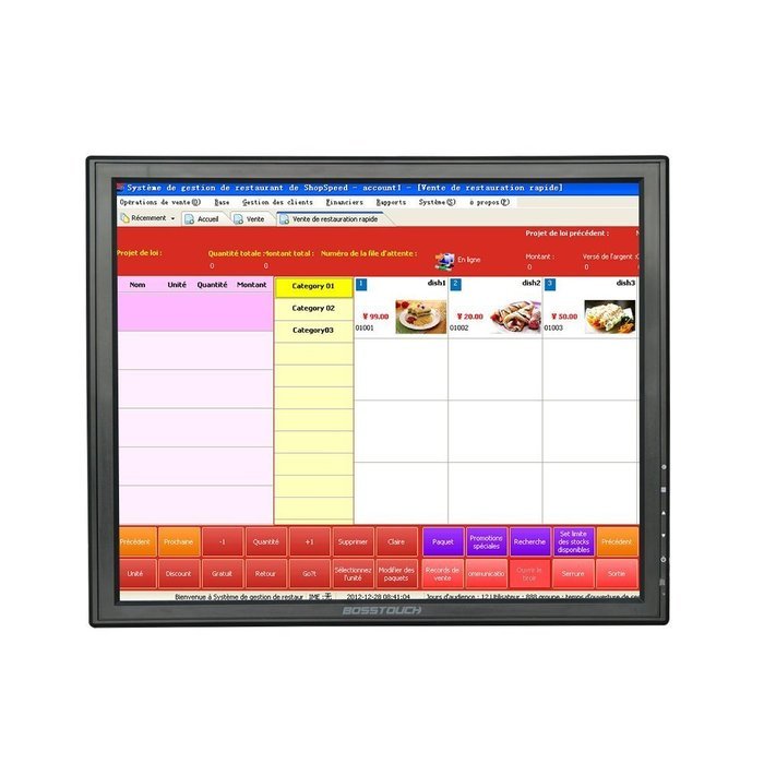 Bosstouch 17 Inch LCD Touch Screen Monitor For industrial equipment N2