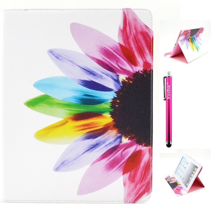 iPad Mini 1/2/3 Case, Firefish High Quality PU Leather Wallet Case [Card Pockets] and Kickstand Feature Case for... N451