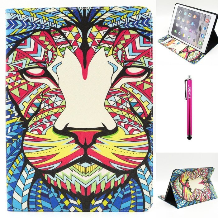 iPad Mini 1/2/3 Case, Firefish High Quality PU Leather Wallet Case [Card Pockets] and Kickstand Feature Case for... N462