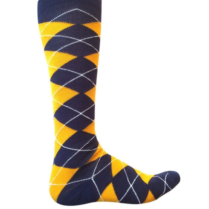 Full Argyle FootGolf Socks (Green-White)
